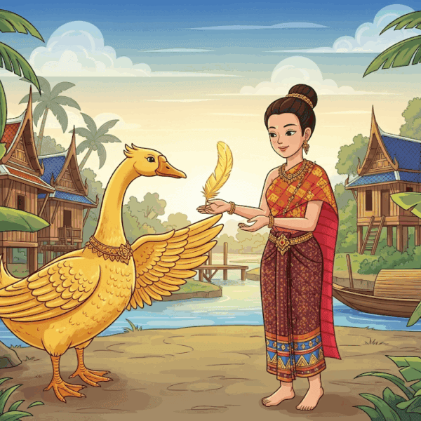 นิทานชาดก เรื่อง สุวรรณหังสชาดก (ห่านทองคำ) พร้อมข้อคิดสอนใจ