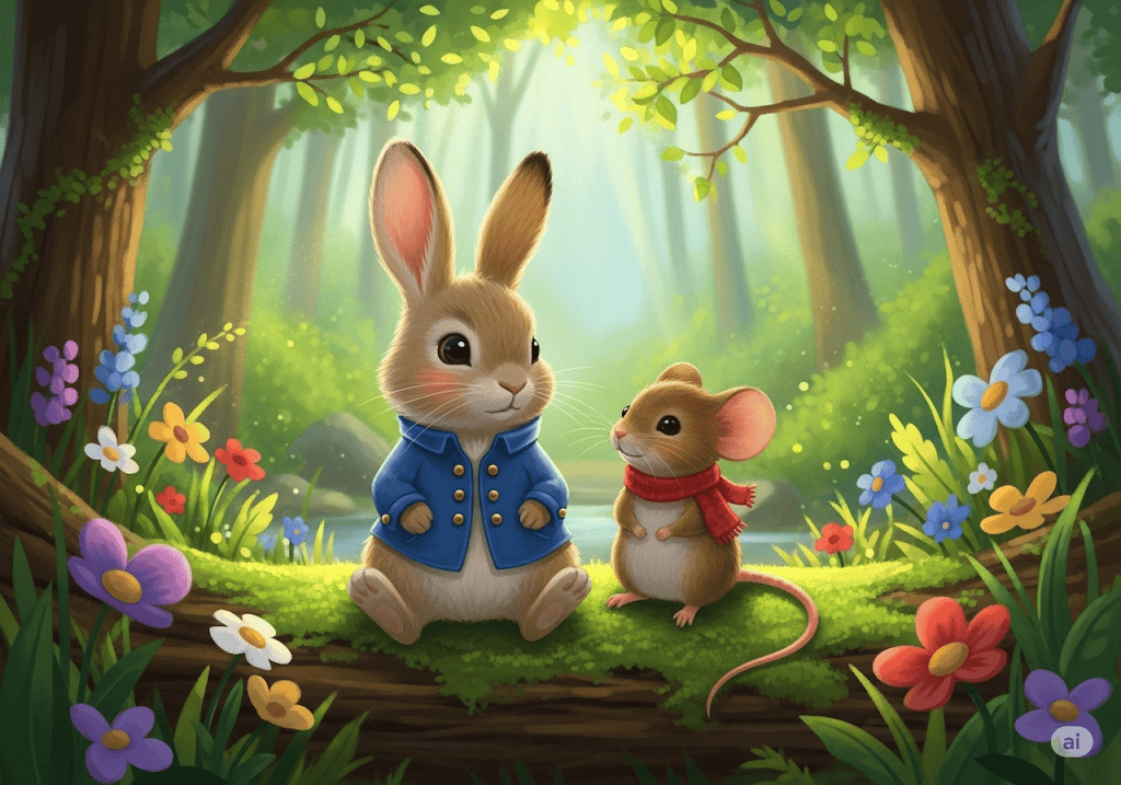 นิทานอีสป เรื่อง กระต่ายกับหนู พร้อมข้อคิดสอนใจ