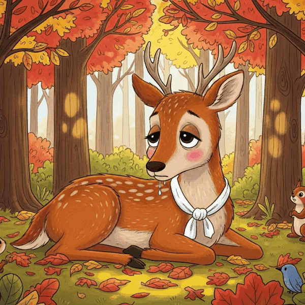 นิทานอีสป เรื่อง กวางป่วย พร้อมข้อคิดสอนใจ