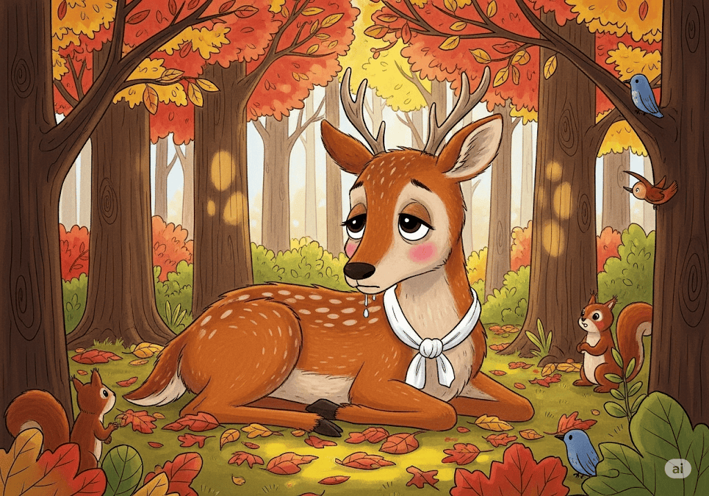 นิทานอีสป เรื่อง กวางป่วย พร้อมข้อคิดสอนใจ