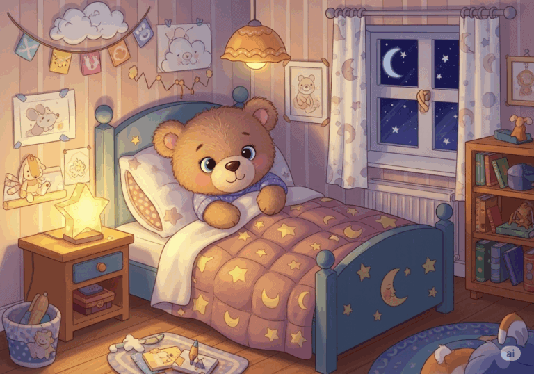 นิทานก่อนนอน เรื่อง คุณหมีน้อยนุ่มฟูหาที่นอนที่สบายที่สุด พร้อมข้อคิดสอนใจ