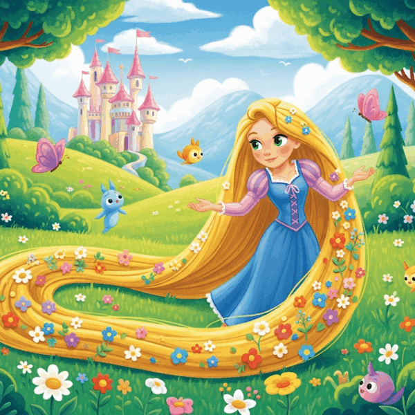นิทานภาษาอังกฤษ เรื่อง ราพันเซล (Rapunzel)