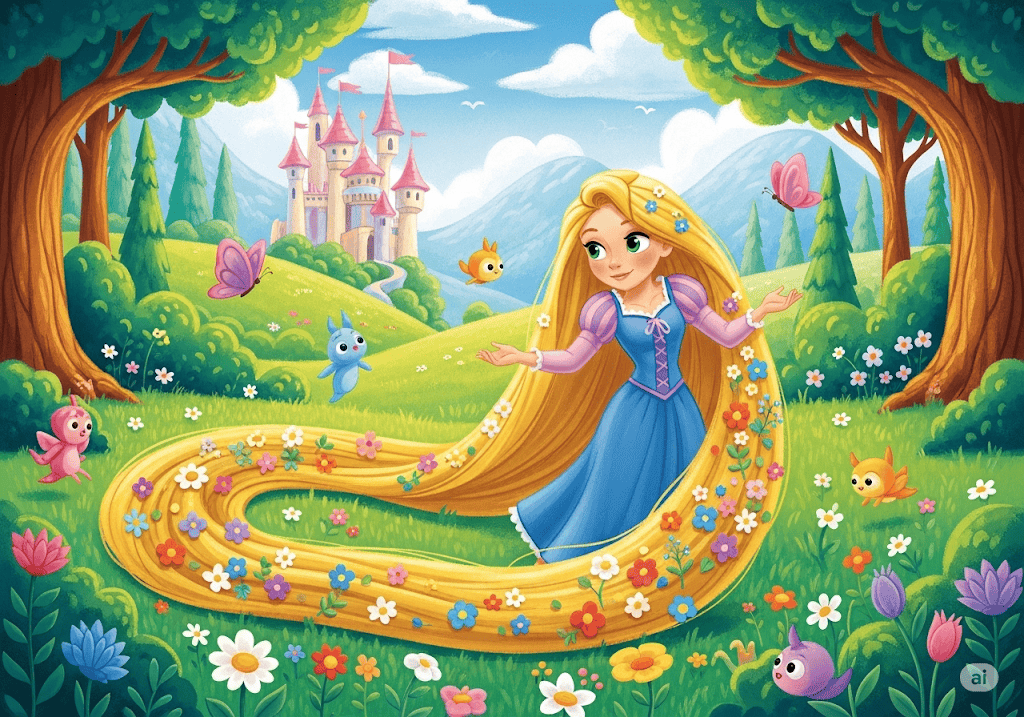 นิทานภาษาอังกฤษ เรื่อง ราพันเซล (Rapunzel)