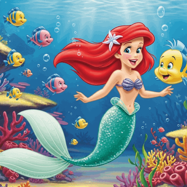 นิทานภาษาอังกฤษ เรื่อง เจ้าหญิงเงือกน้อย (The Little Mermaid)