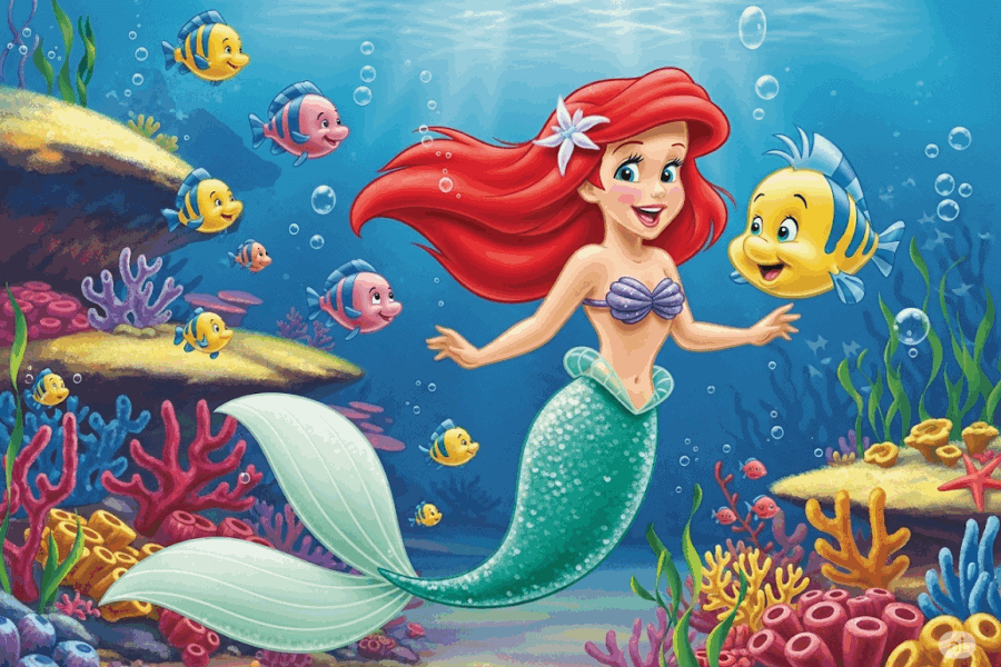 นิทานภาษาอังกฤษ เรื่อง เจ้าหญิงเงือกน้อย (The Little Mermaid)