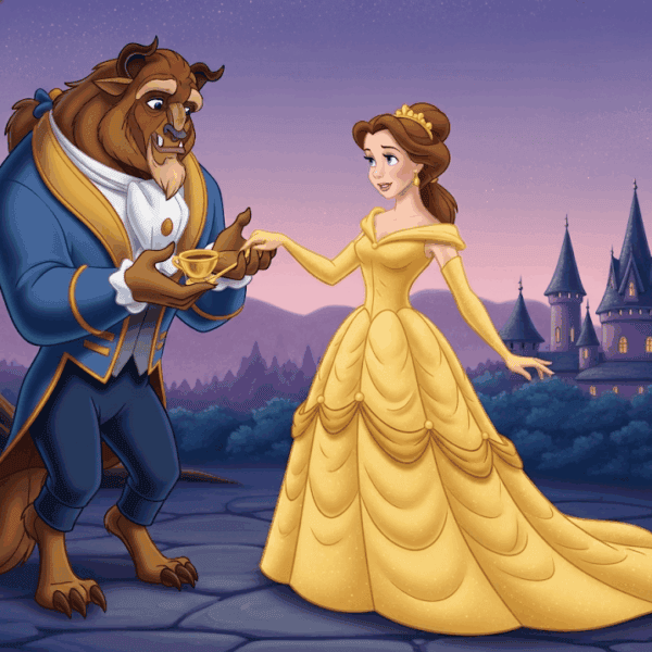 นิทานภาษาอังกฤษ เรื่อง โฉมงามกับเจ้าชายอสูร (Beauty and the Beast)
