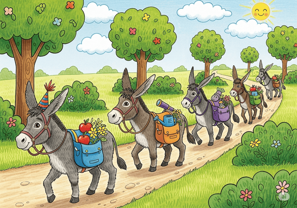 นิทานอีสป เรื่อง ลาหลายนาย พร้อมข้อคิดสอนใจ