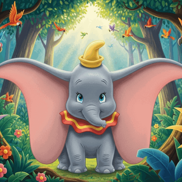 นิทานก่อนนอน เรื่อง ลูกช้างดิมโบ้จอมดื้อรั้น พร้อมข้อคิดสอนใจ