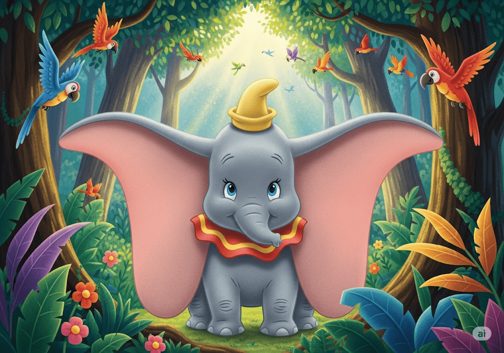 นิทานก่อนนอน เรื่อง ลูกช้างดิมโบ้จอมดื้อรั้น พร้อมข้อคิดสอนใจ