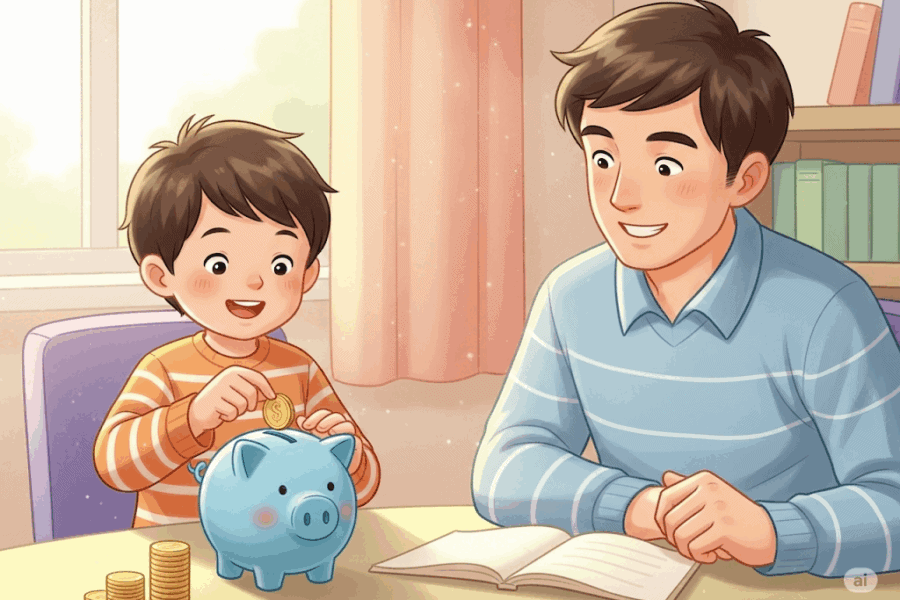 สอนลูกออมเงิน ปลูกฝังทักษะการเงินให้ฉลาด เก่ง และมั่นคง
