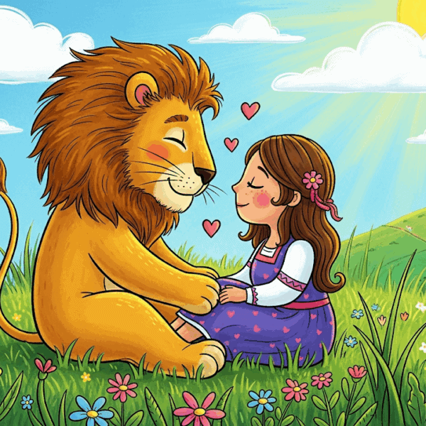 นิทานอีสป เรื่อง สิงโตตกหลุมรัก พร้อมข้อคิดสอนใจ