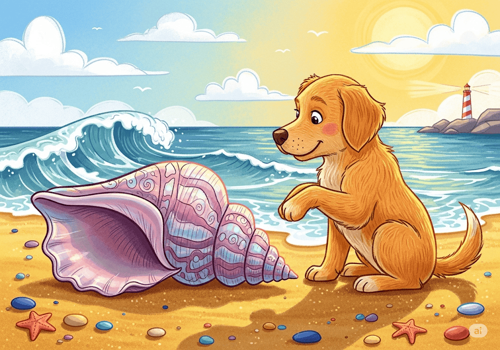 นิทานอีสป เรื่อง สุนัขกับเปลือกหอย พร้อมข้อคิดสอนใจ