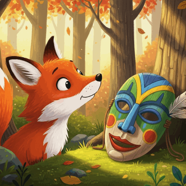 นิทานอีสป เรื่อง สุนัขจิ้งจอกกับหน้ากาก พร้อมข้อคิดสอนใจ