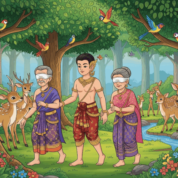 นิทานชาดก เรื่อง สุวรรณสามชาดก (พระสุวรรณสาม) พร้อมข้อคิดสอนใจ