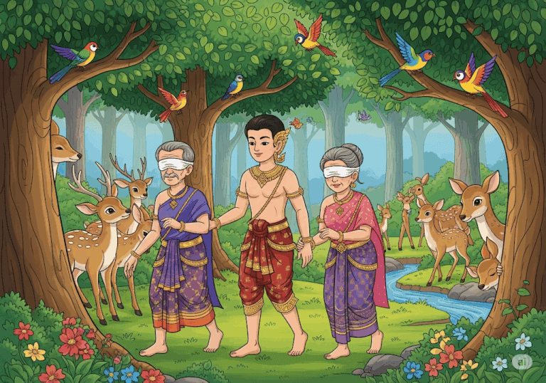 นิทานชาดก เรื่อง สุวรรณสามชาดก (พระสุวรรณสาม) พร้อมข้อคิดสอนใจ