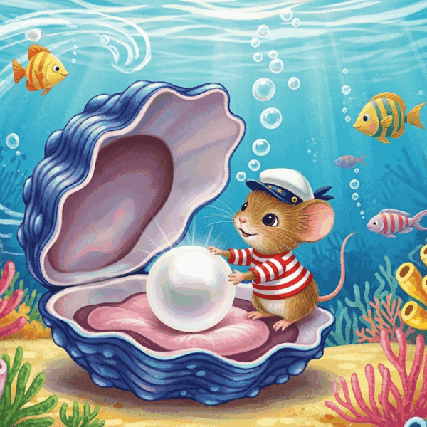 นิทานอีสป เรื่อง หนูกับหอยมุก พร้อมข้อคิดสอนใจ