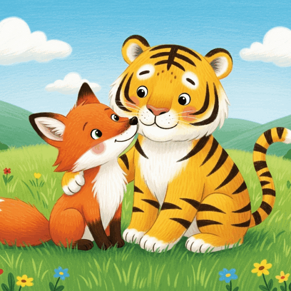 นิทานอีสป เรื่อง หมาจิ้งจอกกับเสือ พร้อมข้อคิดสอนใจ