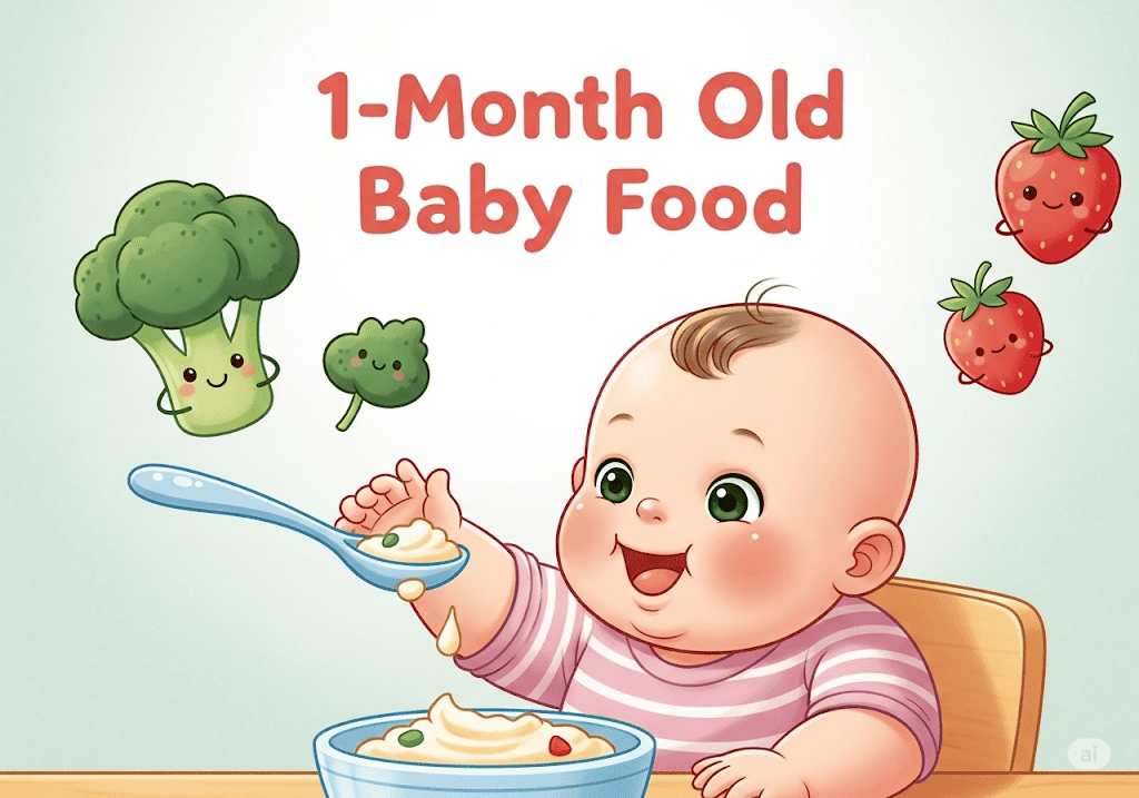 ไขทุกข้อสงสัย “อาหารเด็ก 1 เดือน” คู่มือฉบับสมบูรณ์สำหรับพ่อแม่มือใหม่