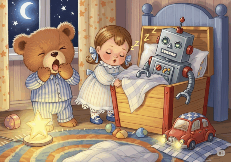 นิทานก่อนนอน เรื่อง เมื่อเหล่าของเล่นต้องเข้านอน พร้อมข้อคิดสอนใจ