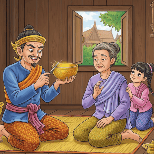 นิทานชาดก เรื่อง เสรีววาณิชชาดก (พ่อค้าเมืองเสรีวะ) พร้อมข้อคิดสอนใจ