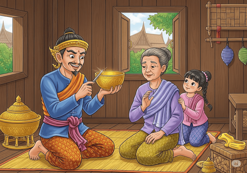 นิทานชาดก เรื่อง เสรีววาณิชชาดก (พ่อค้าเมืองเสรีวะ) พร้อมข้อคิดสอนใจ