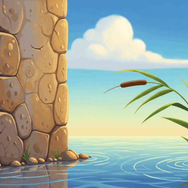 นิทานอีสป เรื่อง เสากับต้นกก พร้อมข้อคิดสอนใจ