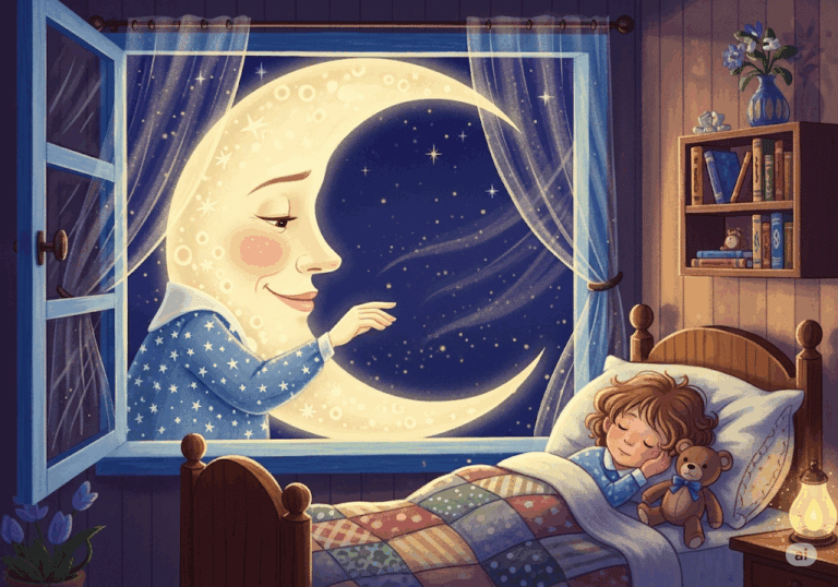 นิทานก่อนนอน เรื่อง เสียงกระซิบของดวงจันทร์ พร้อมข้อคิดสอนใจ