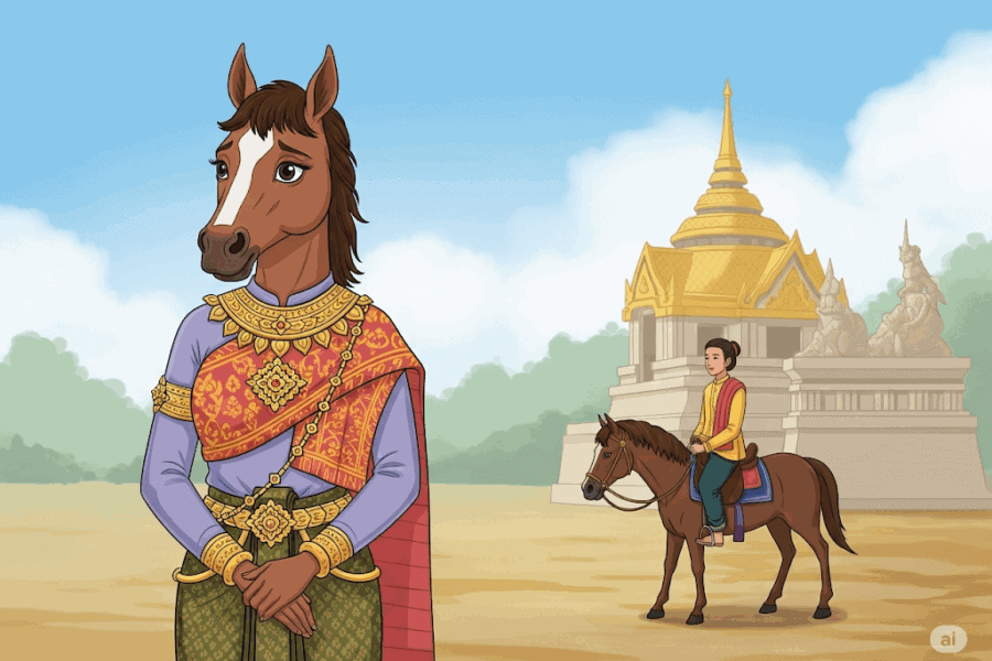 นิทานพื้นบ้าน เรื่อง แก้วหน้าม้า พร้อมข้อคิดสอนใจ
