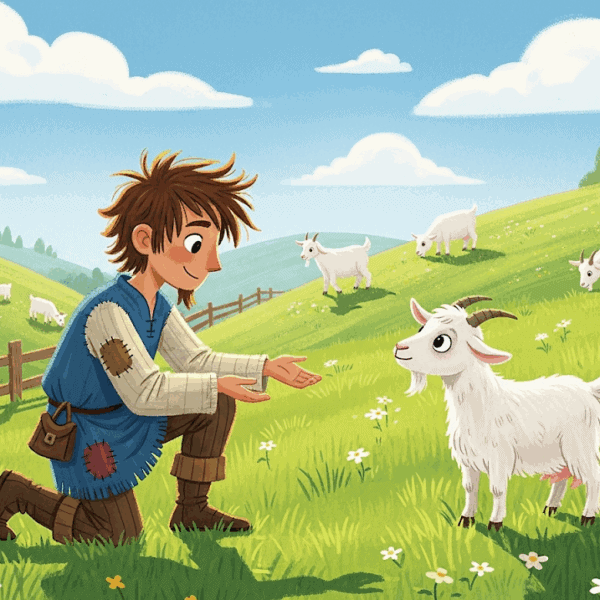 นิทานอีสป เรื่อง แพะกับคนเลี้ยงแพะ พร้อมข้อคิดสอนใจ