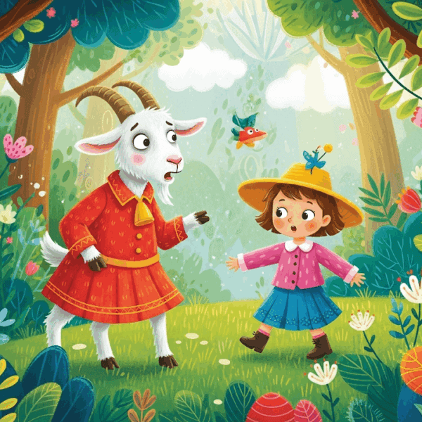 นิทานอีสป เรื่อง แพะหลงกล พร้อมข้อคิดสอนใจ