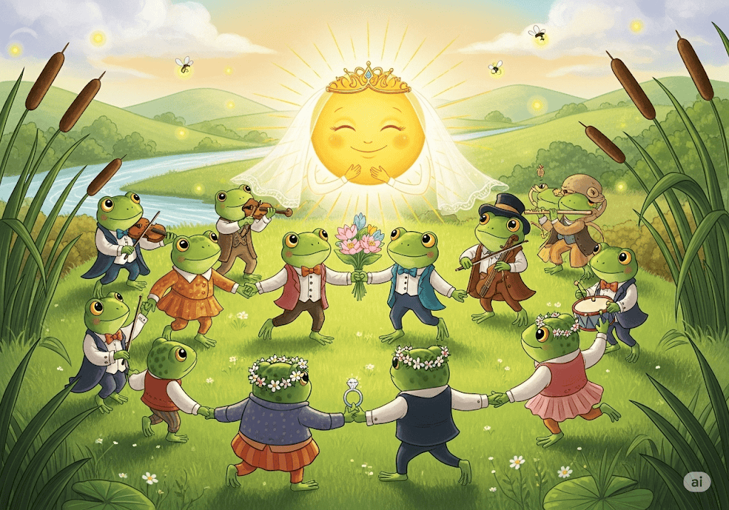 นิทานอีสป เรื่อง แสงตะวันกับกบ พร้อมข้อคิดสอนใจ