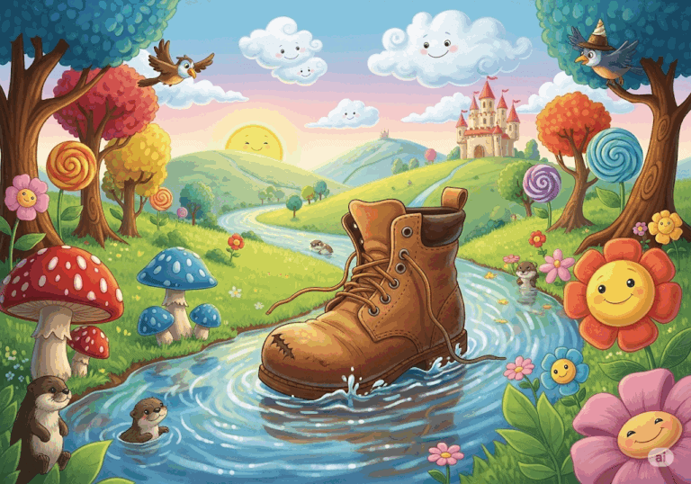 นิทานก่อนนอน เรื่อง การผจญภัยของรองเท้าข้างเดียว พร้อมข้อคิดสอนใจ