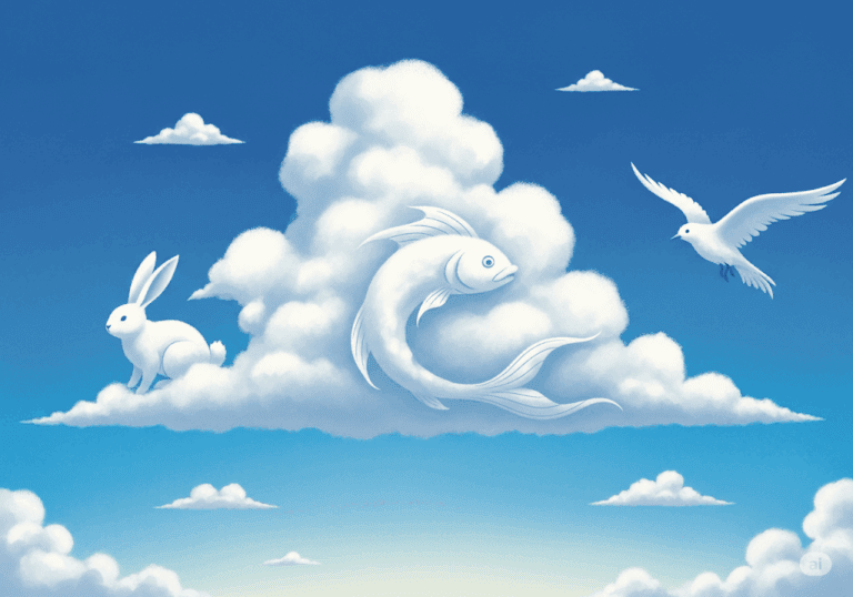 นิทานก่อนนอน เรื่อง ก้อนเมฆนุ่มฟูแปลงร่าง พร้อมข้อคิดสอนใจ