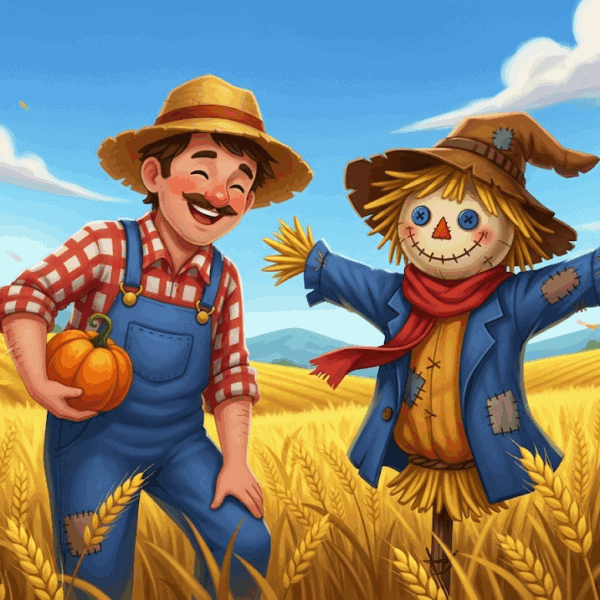 นิทานอีสป เรื่อง ชาวนากับหุ่นไล่กา พร้อมข้อคิดสอนใจ