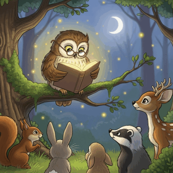 นิทานอีสป เรื่อง นกเค้าแมวผู้รอบรู้ พร้อมข้อคิดสอนใจ