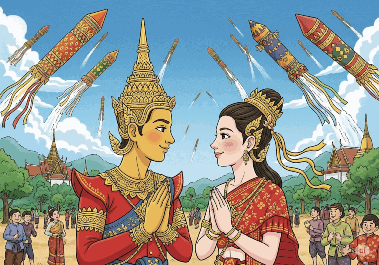 นิทานพื้นบ้าน เรื่อง ผาแดงนางไอ่ พร้อมข้อคิดสอนใจ