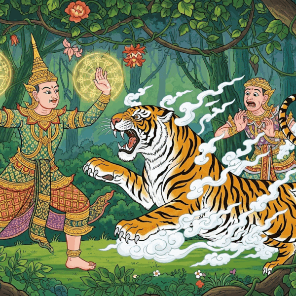 นิทานชาดก เรื่อง สัญชีวชาดก (ปลุกมันขึ้นมาฆ่า) พร้อมข้อคิดสอนใจ