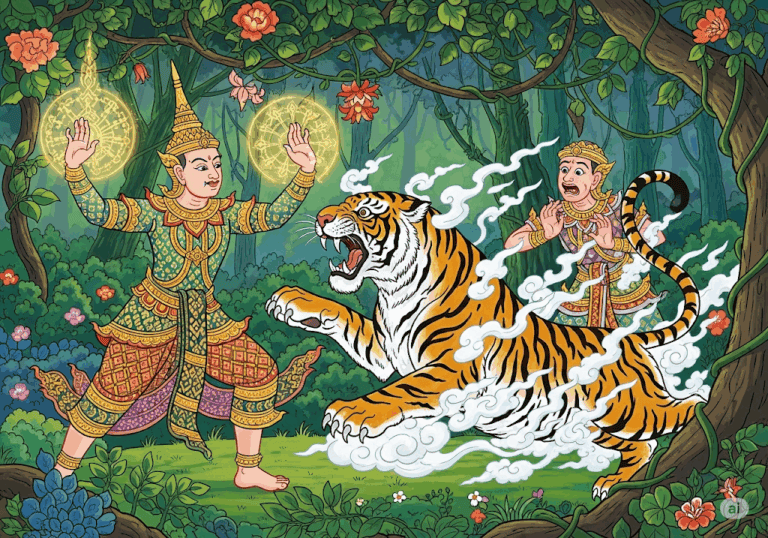 นิทานชาดก เรื่อง สัญชีวชาดก (ปลุกมันขึ้นมาฆ่า) พร้อมข้อคิดสอนใจ