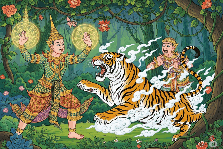 นิทานชาดก เรื่อง สัญชีวชาดก (ปลุกมันขึ้นมาฆ่า) พร้อมข้อคิดสอนใจ
