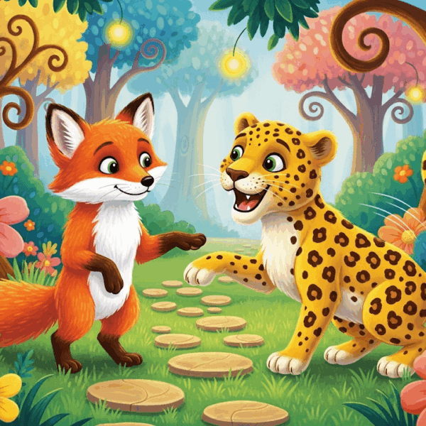 นิทานอีสป เรื่อง สุนัขจิ้งจอกกับเสือดาว พร้อมข้อคิดสอนใจ