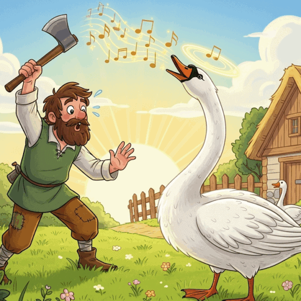 นิทานอีสป เรื่อง หงส์กับเจ้าของ พร้อมข้อคิดสอนใจ