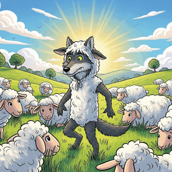 นิทานอีสป เรื่อง หมาป่าในชุดแกะ พร้อมข้อคิดสอนใจ