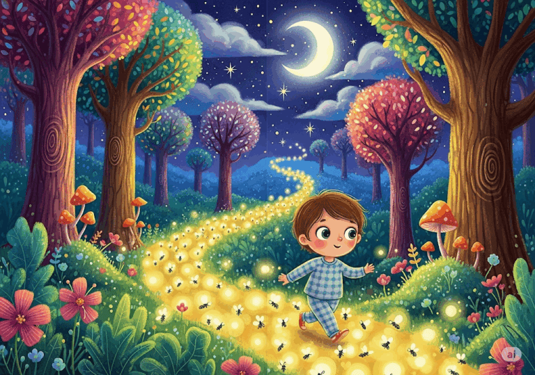 นิทานก่อนนอน เรื่อง หิ่งห้อยนำทางในป่ามหัศจรรย์ พร้อมข้อคิดสอนใจ