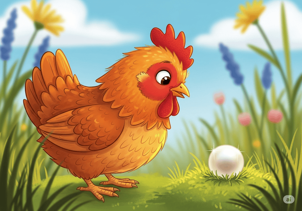 นิทานอีสป เรื่อง ไก่แจ้กับไข่มุก พร้อมข้อคิดสอนใจ