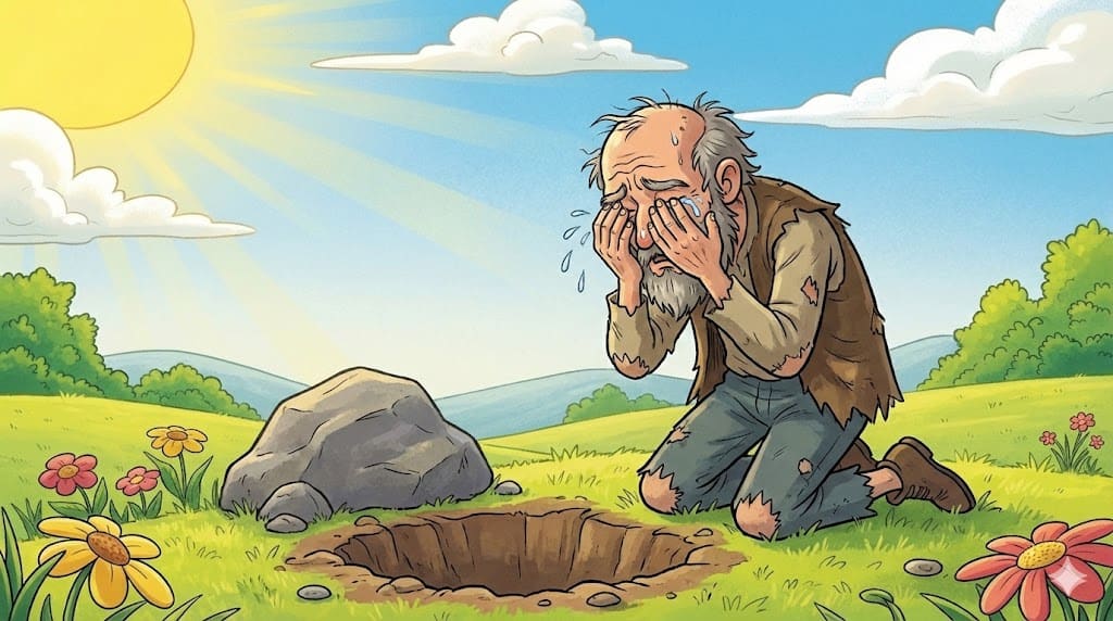 นิทานอีสป เรื่อง คนขี้เหนียวกับทองคำ